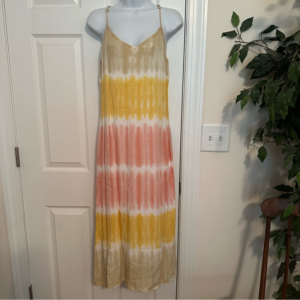 Multicolor Tie-Dye Maxi Dress